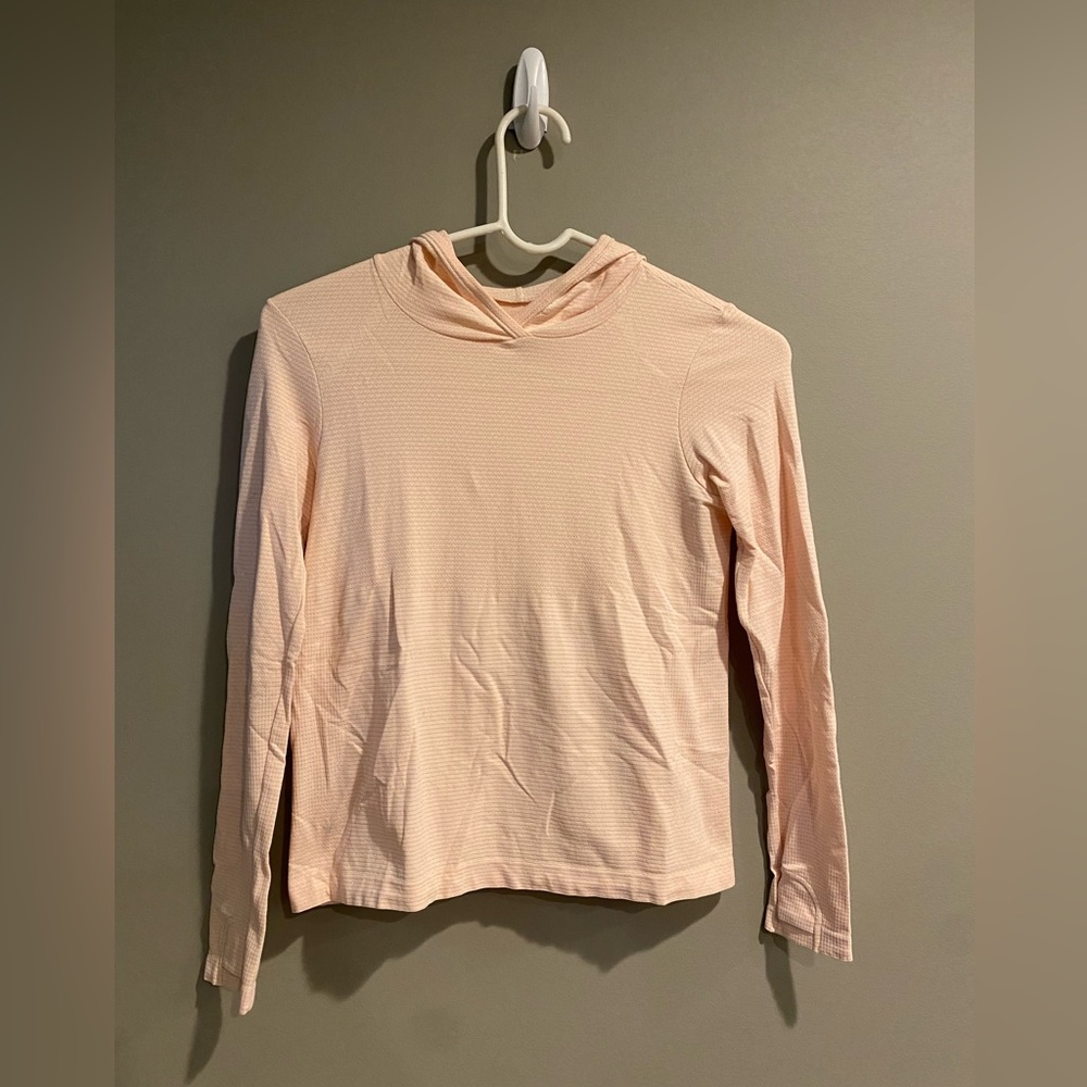 Athleta Girl Light Pink Sparkly Hoodie